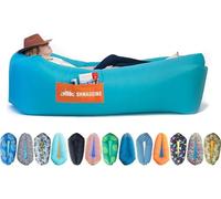 Chillbo Shwaggins Inflatable Couch - Cool Inflatable Lounger. Upgrade Your Camping Accessories. Easy Setup Inflatable Chair is Perfect for Beach Gear, Camping Fun and Festival Accessories.