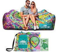 Chillbo x TrippyDraws Lazybone Inflatable Couch - Ultimate Inflatable Lounger for Maximum Chill - The Perfect Blow Up Couch for Music Festivals