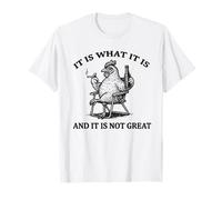Chilled Beer Drinking Chicken Relaxing it is What it is T-Shirt