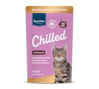 Chilled for Cats | Calming Supplement for Cats | All Ages, Sizes, Breeds | Delicious Topper | Chicken Flavour with L-Tryptophan, Ashwaganda, Passionflower | Relieves Anxiety and Destructive Behaviour