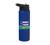Chillen with My Cane Corso Dog Lover Stainless Steel Insulated Water Bottle
