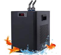 Chiller Water Cooler Fish Tank 160L/300L/500L,Aquarium Digital Fish Tank Cooling Machine Thermostat with Pump and Pipe,for hydroponics,Coral Reef,Fresh & Sea Tank,500L/132GAL