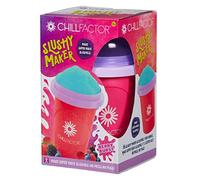 ChillFactor 07953 Berry Burst-Reusable, homemade Squeeze cup slushy maker Kitchen toys, Red