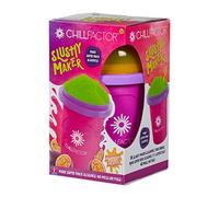 ChillFactor 07954 Passion Fruit Party-Reusable, Homemade Squeeze Cup slushy Maker Kitchen Toys, Pink