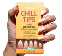 Chillhouse - Chill Tips, Press on Nails Kit - Born Day (Almond) - 30 Nail Shapes & Sizes - Up to 3 Weeks of Wear - Customizable Fit - Reusable - Latina Founded & Women Owned - Beauty & Self Care