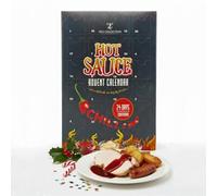 Chilli Advent Calendar 2025 - 24 Days of Hot Sauce Sachets with 20 Fiery Flavours - Naga Jolokia & Scotch Bonnet - Spicy Christmas Countdown Gift Set for Chilli Lovers, Foodies & Heat Enthusiasts