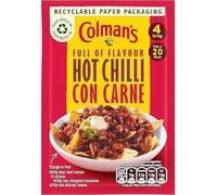 Chilli Con Carne Recipe Mix 50G X 10 Pack, A spicy seasoning mix with paprika and cumin for chilli con carne, no artificial colours or preservatives, suitable for vegans