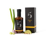 Chilli No.5 | Jamaican Jerk Hot BBQ Sauce, Award-Winning, Exclusive Five Chilli Blend, Healthy Superfoods, Vegan, Gluten Free, No Artificial Colours or Flavourings 200 ml Bottle