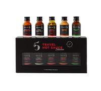 Chilli No. 5 | Mini Bottles Hot Sauce Set - The Hot Ones 5x15ml, World Flavors Gift Set, Exclusive Chilli Blend, Healthy Superfoods, Vegan, Gluten-Free, No Artificial Flavourings