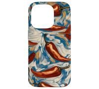 Chilli Pattern Art Aesthetic Case for iPhone 14 Pro