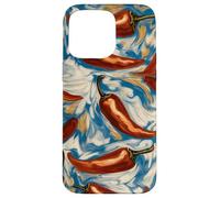 Chilli Pattern Art Aesthetic Case for iPhone 15 Pro Max