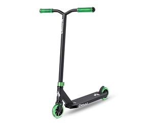Chilli Pro Scooter Base S, high-end stunt scooter, the perfect beginner stunt scooter for the smallest, total height of 79 cm, 110 mm PU wheels with ABEC 9 bearings, green