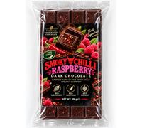 Chilli & Raspberry Dark Chocolate 50g Bag - Premium Spicy Dark with Sour | Gourmet Artisan Snack | Vegan Friendly Cocoa Treat | Sweet & Gift