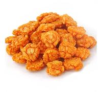 Chilli Rice Crackers 5kg - Hot Crunchy Crispy Sweet & Spicy Flavour - Ready to Eat - Fried Thai Rice Cracker Snack - Large Bulk Bag Chili Snacks - Mini Bite Sized Senbei Bites - Vegan - PURIMA