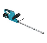 Chilli Seating 20" Cordless Hedge Trimmer, 18V Electric Hedge Cutter With 51Cm Dual Action Blade, 2 X 4000Mah Batteries And Brushless Motor, Blue