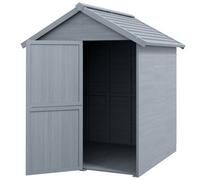 Chilli Seating Chilli 6 X 6.5Ft Wooden Garden Shed, With Floor - Grey