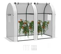 Chilli Seating Chilli 94 X 185Cm Mini Two-Room Greenhouse - White