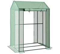 Chilli Seating Chilli Green House, Mini Greenhouse With 2 Roll-Up Doors, Vent Holes And Reinforced Cover, 100 X 80 X 150Cm