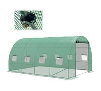 Chilli Seating Chilli Sprinkler System Polytunnel Greenhouse, 4 X 3(M), Green