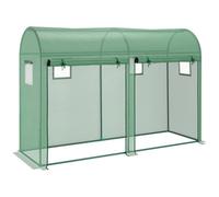 Chilli Seating Chilli Walk-In Greenhouse, Tomato Greenhouse With Double Doors & 4 Windows, Garden Plant Growth Green House