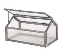 Chilli Seating Chilli Wooden Cold Frame Garden Polycarbonate Greenhouse With Openable Top Cover, Grow House For Flowers, Vegetables, Plants