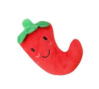Chilli Soft Toy - 5.12x2.17x1.18 in Squeaky Chili Plush Toy, Food Themed Cute Plush Cuddly Soft Stuffed Toys, Plushei Plaything Cute Stuffed | Birthday Valentine's Day Christmas