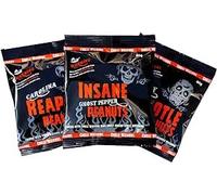 Chilli Wizards Hot As Hell Peanut Collection 3 Pack Reaper, Ghost & Chipotle Chilli Peanuts