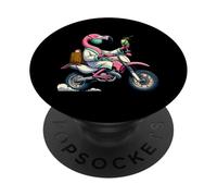 Chillin' Enduro Flamingo Ride Vibes PopSockets Adhesive PopGrip