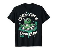 Chillin' Like a Dino Star Cute Dinosaur Trex with Sunglasses T-Shirt
