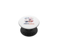 Chillin' Like A Firecracker 4th Of July US Flag Cat Owner PopSockets Adhesive PopGrip