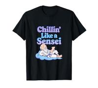 Chillin Like a Sensei Martial Arts Humor Graphic T-Shirt