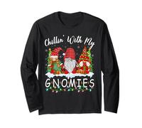 Chillin with My Gnomies Family Matching Gnome Christmas Long Sleeve T-Shirt