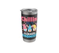 Chillin with My Kinder Gnomies - Easter Day Kindergarten Stainless Steel Insulated Tumbler