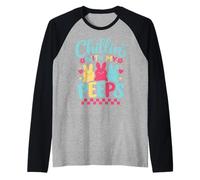 Chillin with My Peeps Raglan Baseball Tee
