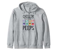 Chillin' with my Peeps Zip Hoodie