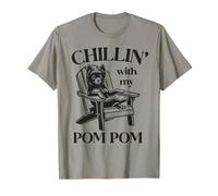Chillin' with My Pom Pom Summer Lounge Chair Pomeranian T-Shirt