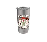 Chillin’ with My Snowmies - Christmas Snowman Design Stainless Steel Insulated Tumbler