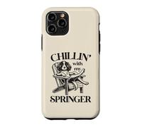 Chillin' with my Springer Dog Summer Lounge Chair Case for iPhone 11 Pro