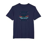 Chillin' with My Whiskers: Cute Cat Dice Game T-Shirt, Men's Big and Tall, Navy, 4X Tall