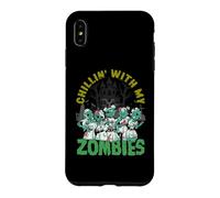 Chillin With My Zombies Halloween Boys Kids Funny Case for iPhone XS Max