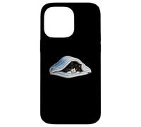 Chilling black tuxedo Cat Under Blanket Cute for Cat Lover Case for iPhone 14 Pro Max