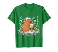 Chilling Capybara Funny Japanese Onsen Melon Soda T-Shirt