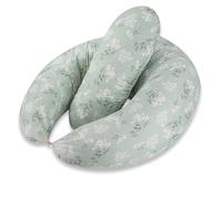 Chilling Home 2-in-1 Nursing Pillow, XXL Pregnancy Pillow, Side Sleeper Pillow for Baby, Pregnancy Pillow with Inner Pillow and Cotton Nursing Pillow (Green)