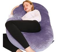 Chilling Home Pregnancy Pillows, C Shaped Full Body Pillow for Pregnancy 53 Inch Maternity Pillow for Pregnant Women, Pregnancy Must Haves Pregnancy Pillows for Sleeping with Removable Cover