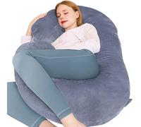 Chilling Home Pregnancy Pillows, C Shaped Full Body Pillow for Pregnancy 53 Inch Maternity Pillow for Pregnant Women, Pregnancy Must Haves Pregnancy Pillows for Sleeping with Removable Cover