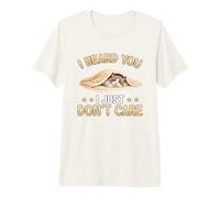 Chilling Ragdoll cat - I Heard You - I just Don't Care Premium T-Shirt