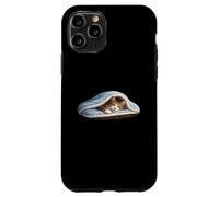 Chilling tabby Cat Under Blanket Cute for Cat Lover Case for iPhone 11 Pro