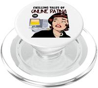 CHILLING TALES ONLINE DATING Funny Vintage Comic Book PopSockets PopGrip for MagSafe