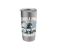 Chilling with My Gnomies Stainless Steel Insulated Tumbler