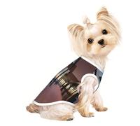 ChillingChills Pet Breathable Sleeveless T-shirt M for Small Dogs and Cats, Soft, Comfortable, Stylish